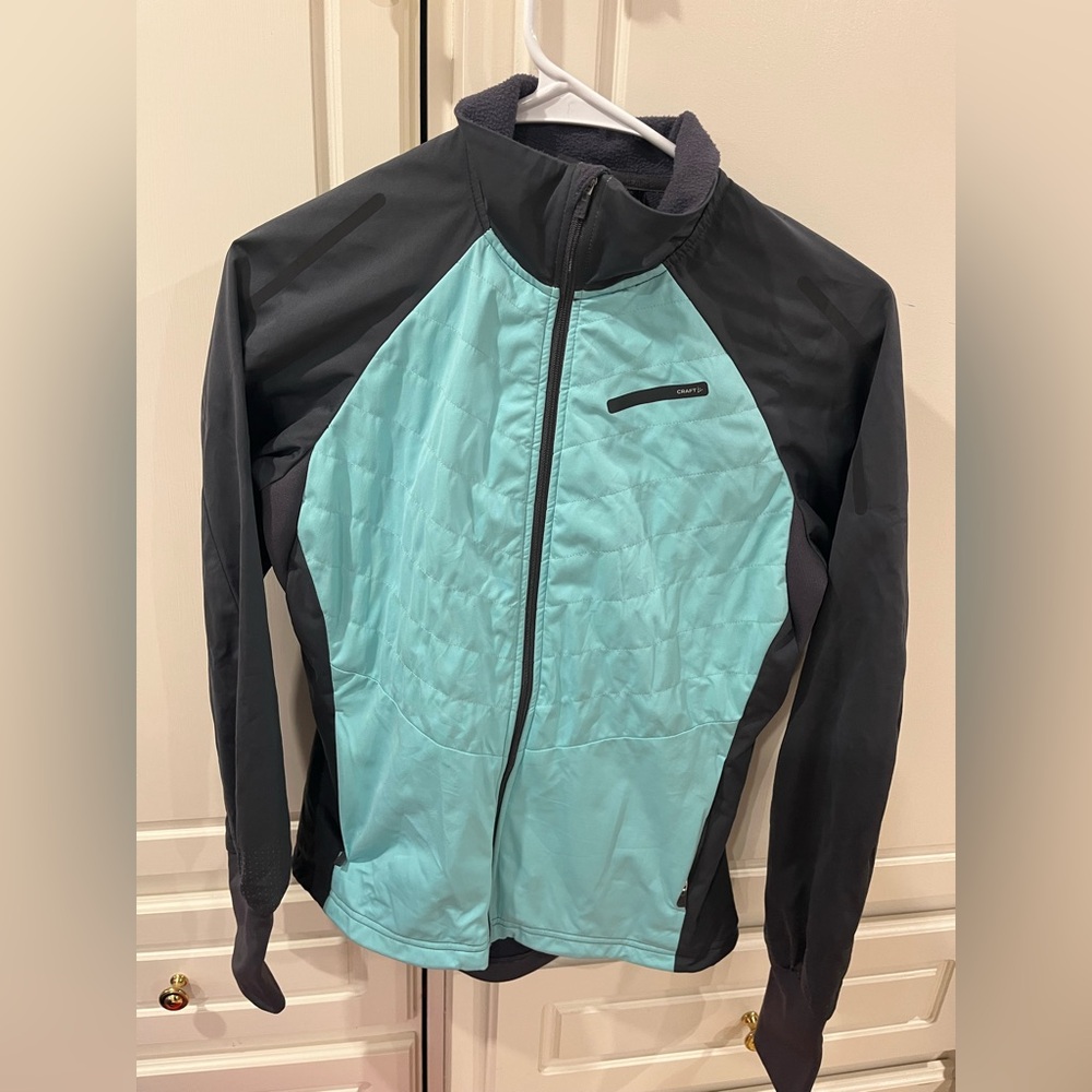 Craft ADV Nordic Training Jacket | Women’s Small | Blue/Teal & Asphalt Gray